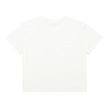 Load image into Gallery viewer, Still Drunk From Yesterday crop tee crew neck (off white) back
