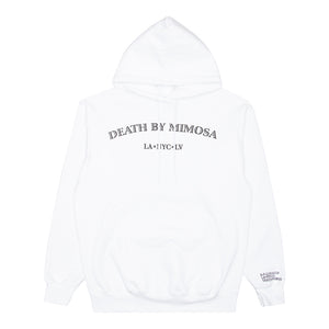 LA x NYC x LV  Death By Mimosa Hoodie (Winter White) Front